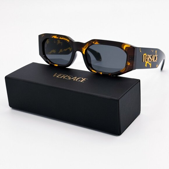 NEW VERSACE SUNGLASSES VE4489U 5528/87 HAVANA UNISEX EYEWEAR VE4489U 552887 main image 4